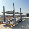 Best Price Hot Sale 2024 New Model 2 Axle Double Chassis Transport Cars Utility Car Carrier Semi Trailer