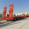 2 3 4 Axles Lowbed 80T 100T 120T Lowboy Low Bed Semi Truck Trailer