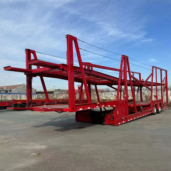 Nice Price 2 3 Axles Transport 8-12 Car Carrier Truck Car Hauler Trailer For Sale
