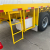 Flatbed Trailer High Quality 30/40/50ft Flatbed Trailer 3 Axles Flatbed Semi Trailer on Sale