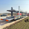 Best Price Hot Sale 2024 New Model 2 Axle Double Chassis Transport Cars Utility Car Carrier Semi Trailer