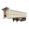 40 Ton 50 Ton Tri-Axle U Shape Hydraulic Grain Camions-Remorques Dumping Rear End Dump Tipper Semi Trucks Trailer For Trucks