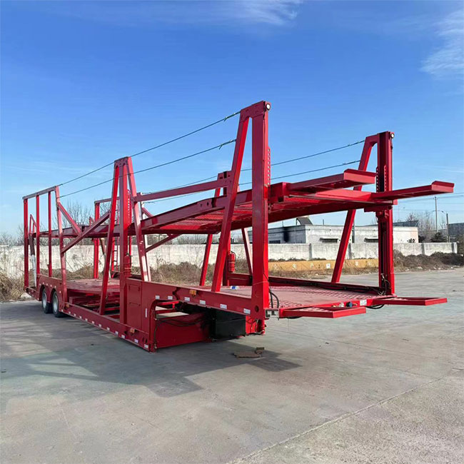 Nice Price 2 3 Axles Transport 8-12 Car Carrier Truck Car Hauler Trailer For Sale