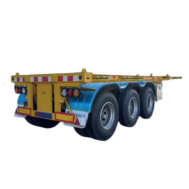 20ft 40ft Container Skeletal Chassis for Shipping Container Transportation Skeleton Skeletal Semi Trailer