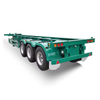 Light Weight 20ft To 40ft Gooseneck Transport Container Chassis Skeleton Trailer