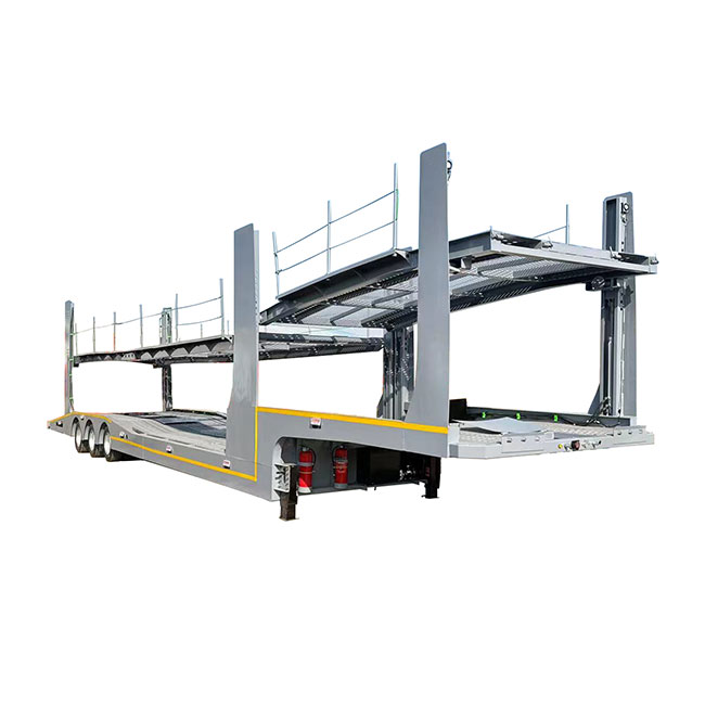 2024 New Model Double Deck 3 Axles 6/8/10/12 Small Passenger Car Capacity Vehicle Transport Semi Trailer Car Transport Trailers