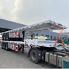 Hot Selling 3 Axles 40ft Flatbed Semi Trailer Flatbed Container Transport Semi Truck Trailer