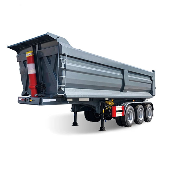 Customized 3-6 Axle Heavy Duty U-type Tipper Cargo Trailer Dump Truck End Rear Dumper Semi Trailer