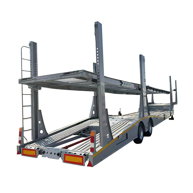 2024 New Model Double Deck 3 Axles 6/8/10/12 Small Passenger Car Capacity Vehicle Transport Semi Trailer Car Transport Trailers