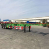 Light Weight 20ft To 40ft Gooseneck Transport Container Chassis Skeleton Trailer
