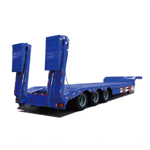 Nice Price 2 3 4axels 10m-18m 50ton 80tonLowboy Excavator Transport Semi Trailer Trucks 100ton Lowbed Truck Trailers