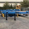 Light Weight 20ft To 40ft Gooseneck Transport Container Chassis Skeleton Trailer