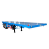 Custom 3 Axle Container Transport Truck Head Towing 40ft Semi Flatbed Semi Trailer with Container Lock