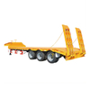 High Quality Excavator Low Bed Semi Trailer Low Loader 3 Axle 60/70/80Tons Lowbed Truck Semi Trailer For Sale