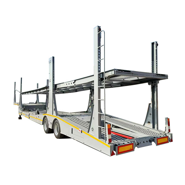 2024 New Model Double Deck 3 Axles 6/8/10/12 Small Passenger Car Capacity Vehicle Transport Semi Trailer Car Transport Trailers