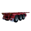 High Quality Brand New Truck Trailer Chassis Tri Axle 40-Footer 40ft Dual Combo Skeleton Trailers