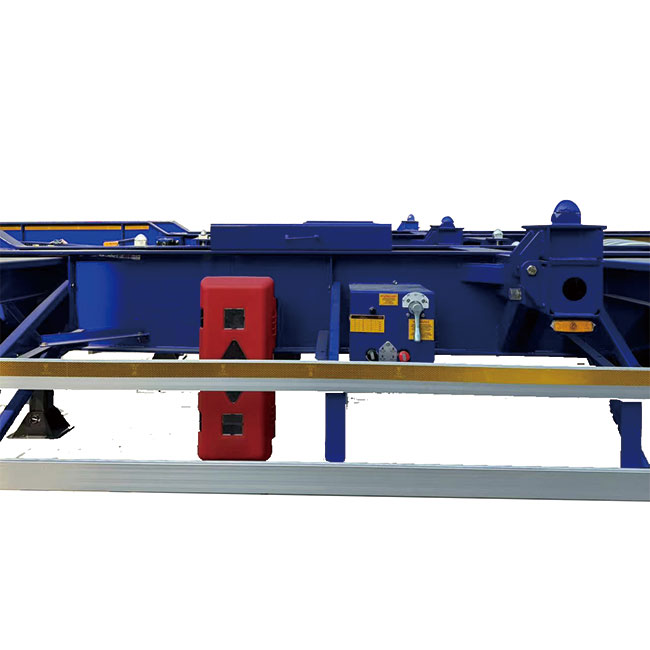 Light Weight 20ft To 40ft Gooseneck Transport Container Chassis Skeleton Trailer