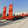 2 3 4 Axles Lowbed 80T 100T 120T Lowboy Low Bed Semi Truck Trailer