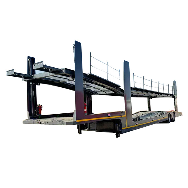 2024 New Model Double Deck 3 Axles 6/8/10/12 Small Passenger Car Capacity Vehicle Transport Semi Trailer Car Transport Trailers
