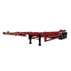 High Quality Brand New Truck Trailer Chassis Tri Axle 40-Footer 40ft Dual Combo Skeleton Trailers